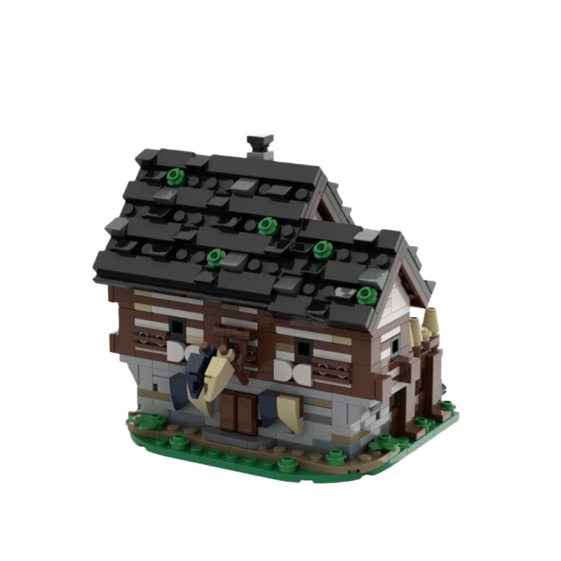 

MOC Medieval Castle Model Building Set - Small Part Jigsaw Puzzle Blocks 807 Pieces - Suitable for All Hobbyists for Assembly as