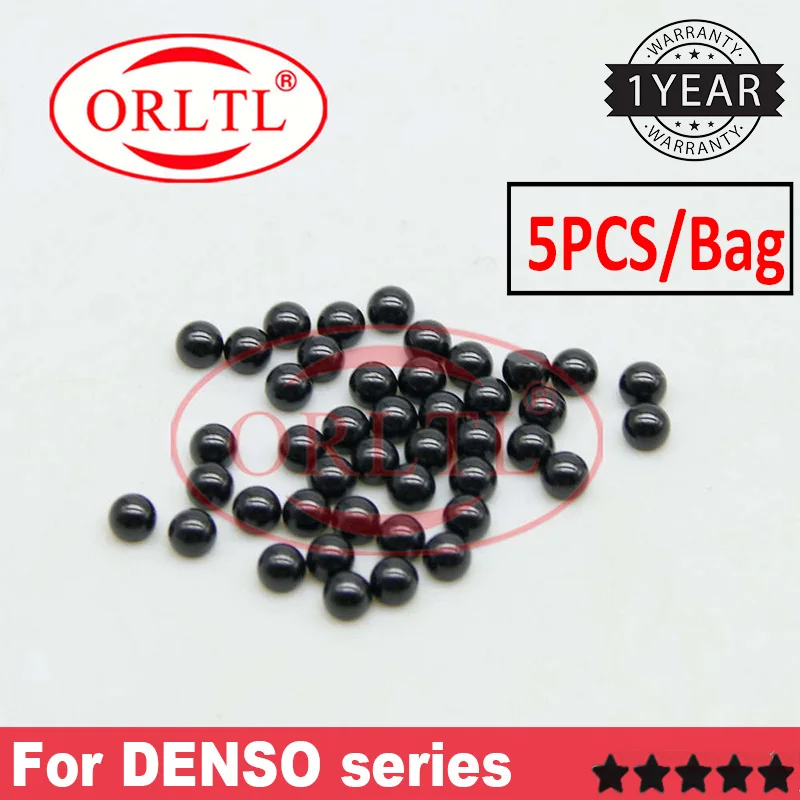 ORLTL E1022008 5pcs/bag= Half Ball Common Rail Injector Valve Ball Auto Engine Diesel Fuel Injection Adjusting Ball For Denso