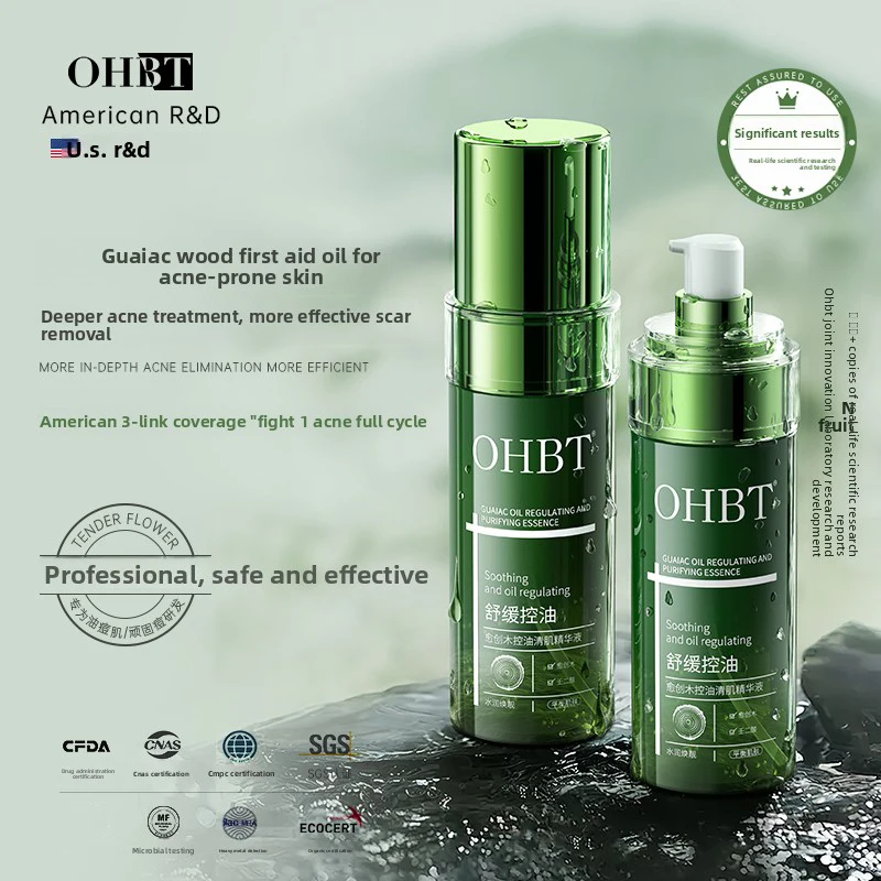 

Эфирное масло чайного дерева OHBT для лечения шрамов от прыщей; Контроль жирности восстановления для улучшения жирной кожи от прыщей; Освежающий и антипригарный, 50 мл