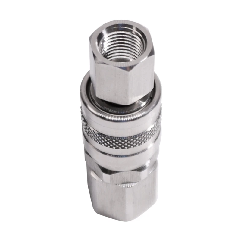 1 PCS Soda CO2 Quick Adapter Pneumatic Quick Adapter Stainless Steel 3/8NPT Inner Female Head And 1/4NPT Inner Male Head