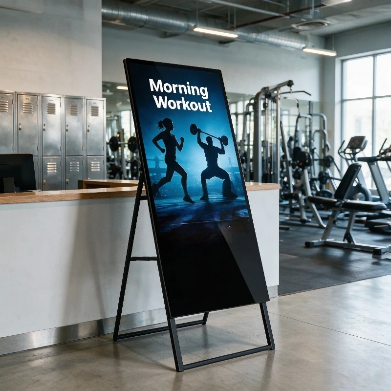 Pantalla Digital LCD de Pie con Múltiples Tamaños, Táctil Capacitiva Opcional, para Publicidad en Centros Comerciales y Hoteles, OEM, ODM, Personalizable