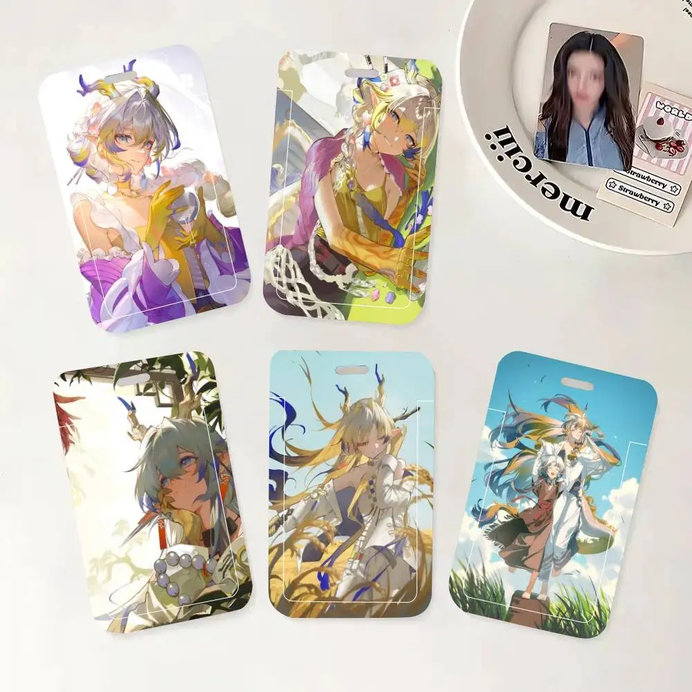 

Держатель для ID-карты Shu Arknights с ремешком на шею, подвеска, держатель для бейджа, шнурок-брелок, чехол для рабочего пропуска, подарок