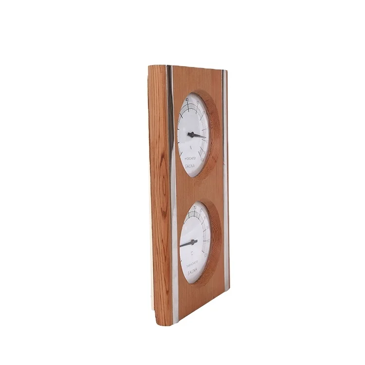 Far Infrared Sauna Hygrometer Wooden Accessories for Sauna Room