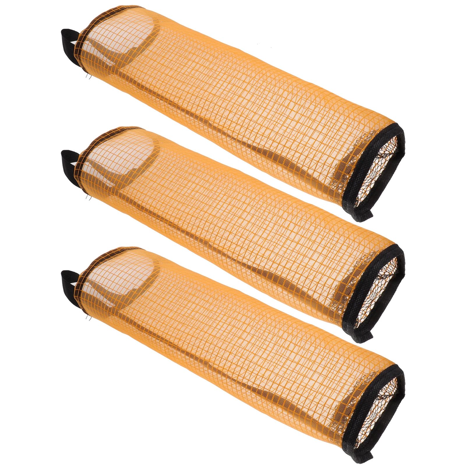 

3 Pcs Kitchen Organizing Bags Premium Nylon Grocery Bag Dispenser Shopping Trash Wall Mount Reusable Storage Holder