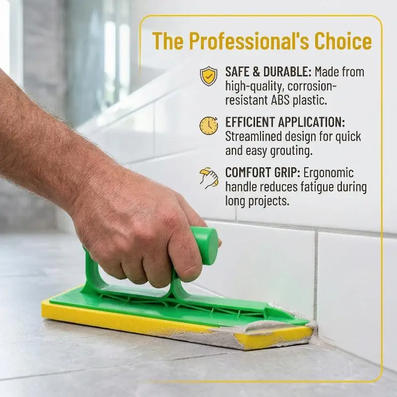 Sponge Foam Float Trowel For Grout,Stucco,Tile Floor Tile Beauty Seam Scraper Spatula,Scraping Putty,Caulking Special Tool
