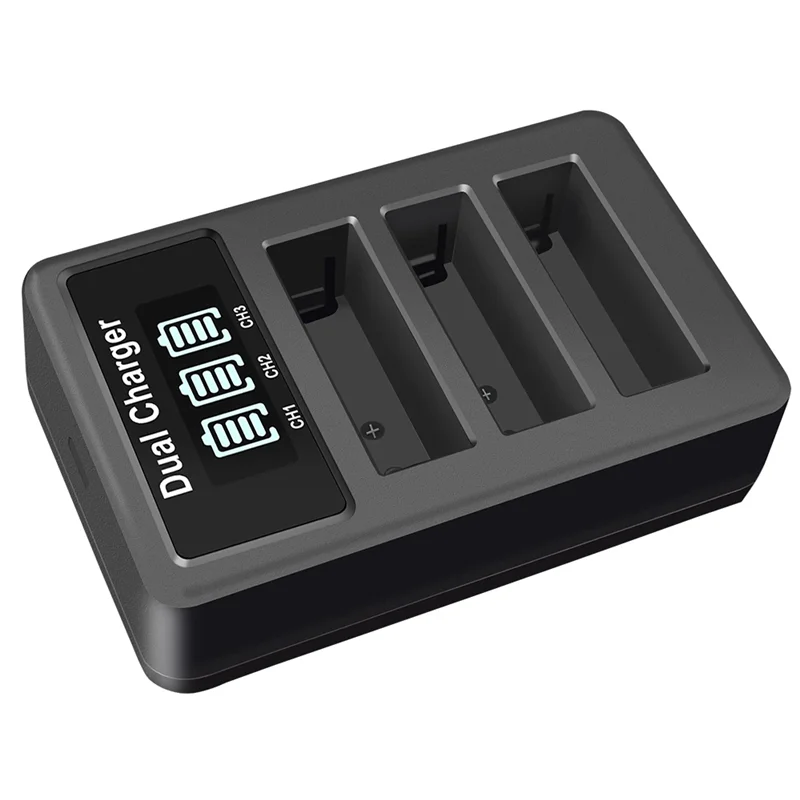 شواحن USB AZ16-1 ملحقات الكاميرا AZ16-2 شاحن كاميرا LCD USB لشاومي Yi II yi 4k 4k + Xiaoyi Yi Lite YI 360 VR Action