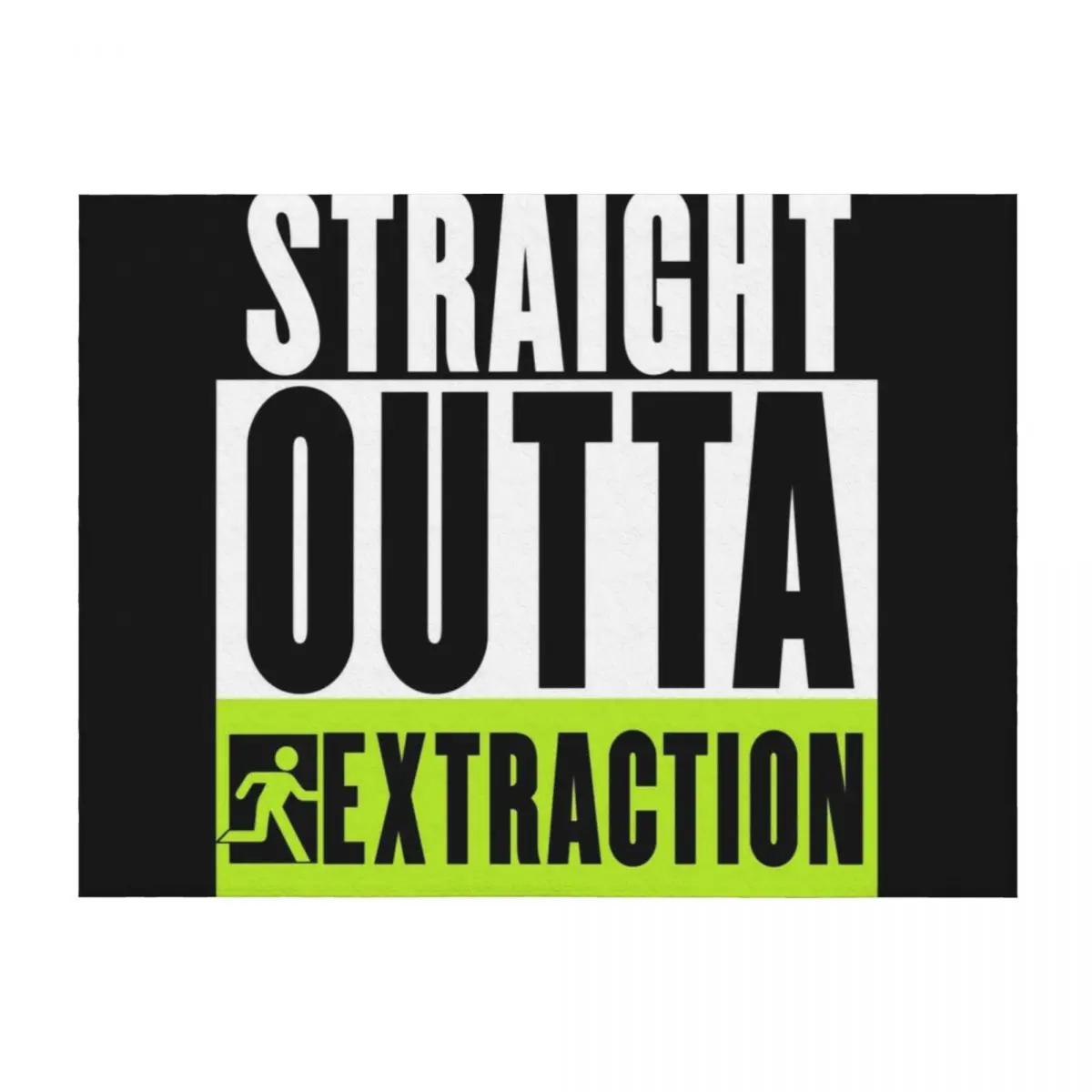 

Плед Straight Outta Extraction, дорожный одиночный спальный мешок, утяжеленные одеяла