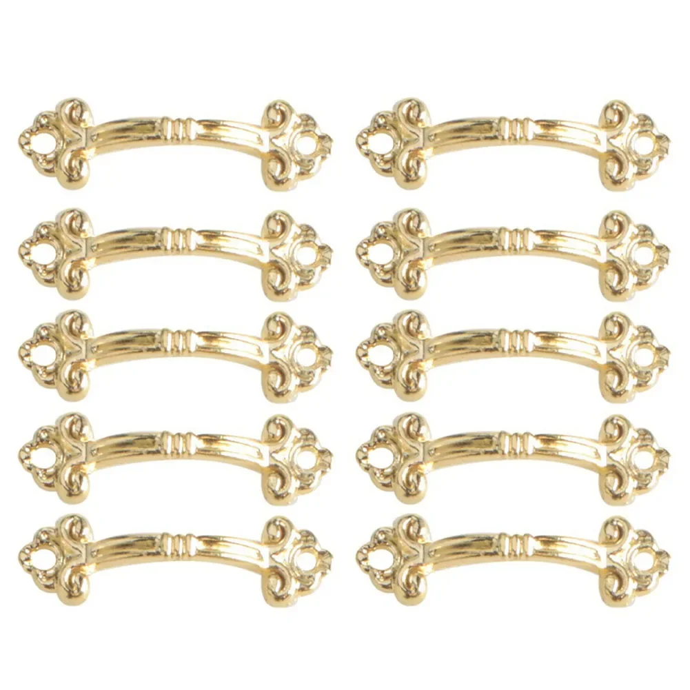 High Quality Practical Brand New Handles Handle Small Handle Jewelry Box Packaging Silver 10PCS Antique Drawer