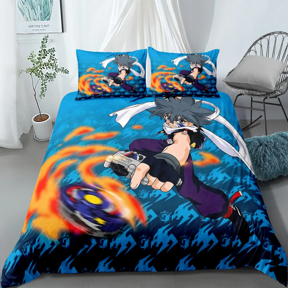 Beyblade Duvet Cover Set EU Single Double King US Twin Full Queen Size  Bedclothes