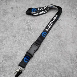 JDM Style MOPAR Logo Lanyard Keychain Cell Phone Key Hanging Neck Lanyard Keyring Motorcycl Auto Accessories