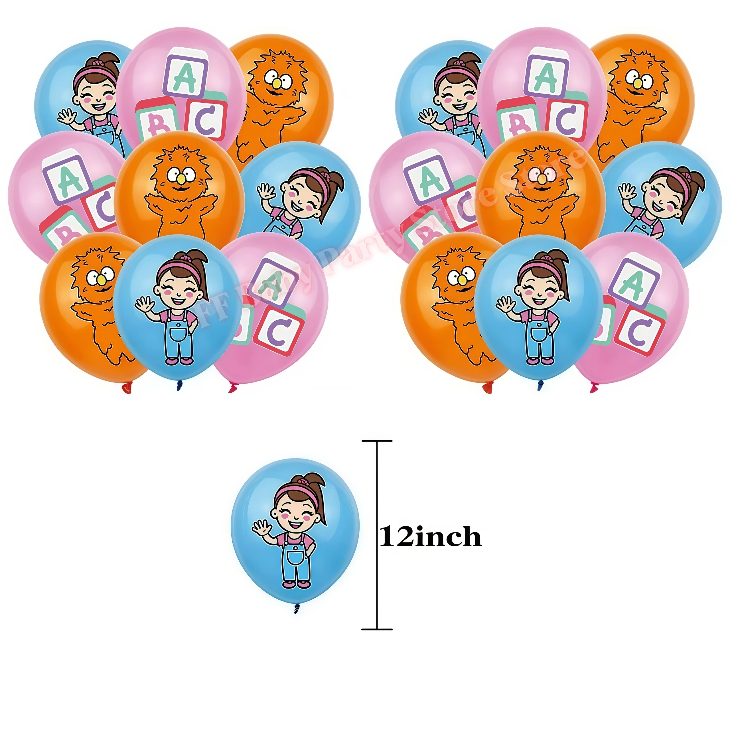 Neue Latzhose Geburtstagsparty-Tischdecke Frühpädagogik Kinderparty-Zubehör Englischlehrer Baby Badezimmer-Dekoration – Detail 17