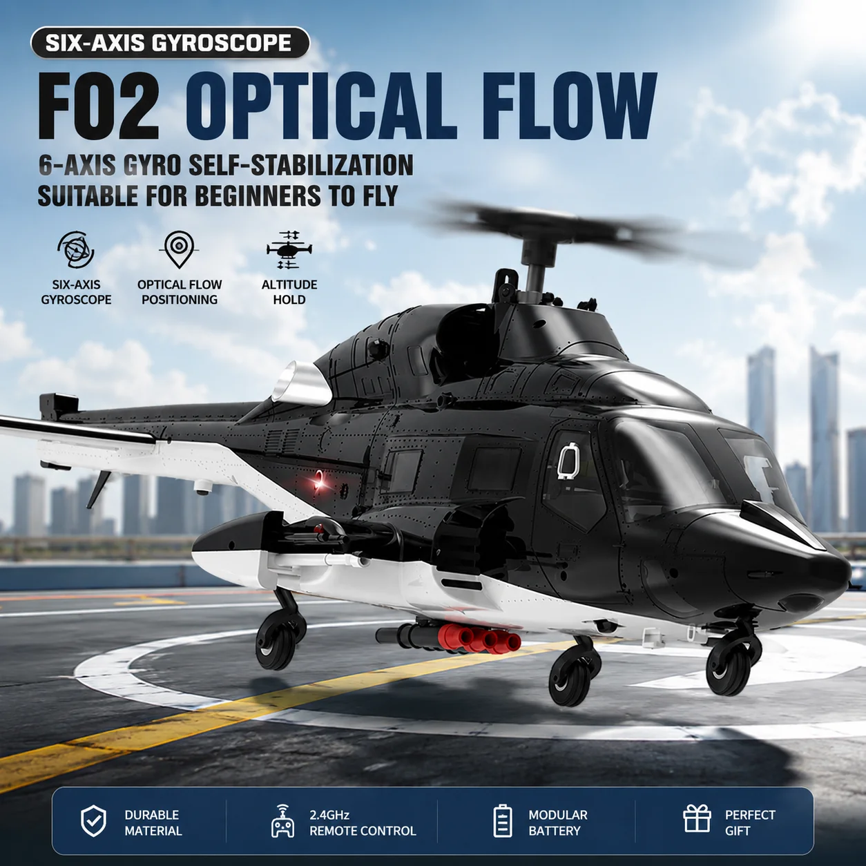 Rc Hobby Direct - Novo Helicóptero RC YUXIANG F02 Versão