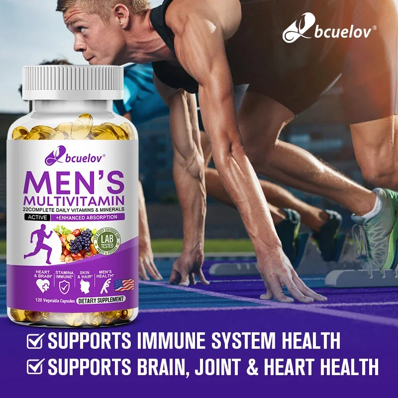 Men\'s Multivitamin-strengthens Body, Promotes Blood Circulation and Muscle Growth, Supplements Vitamins and Minerals