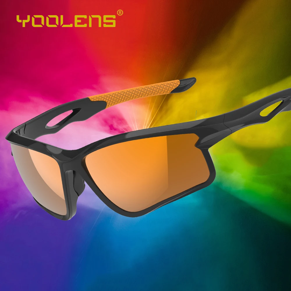 YOOLENS Polarized Sports Sunglasses for Men Women Running Cycling Fishing Golf Driving Shades Sun Glasses Tr90 Y030