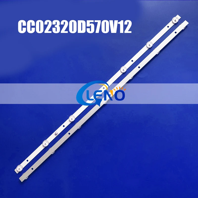 

New 2pcs/set for CC02320D570V12 320L 32E9 7S1P 2X7 H32E8000Q DEXP H32D7000Q H32D8000Q SW-LED32R301BT2 RCA RTDVD3215-B AOC T3211M