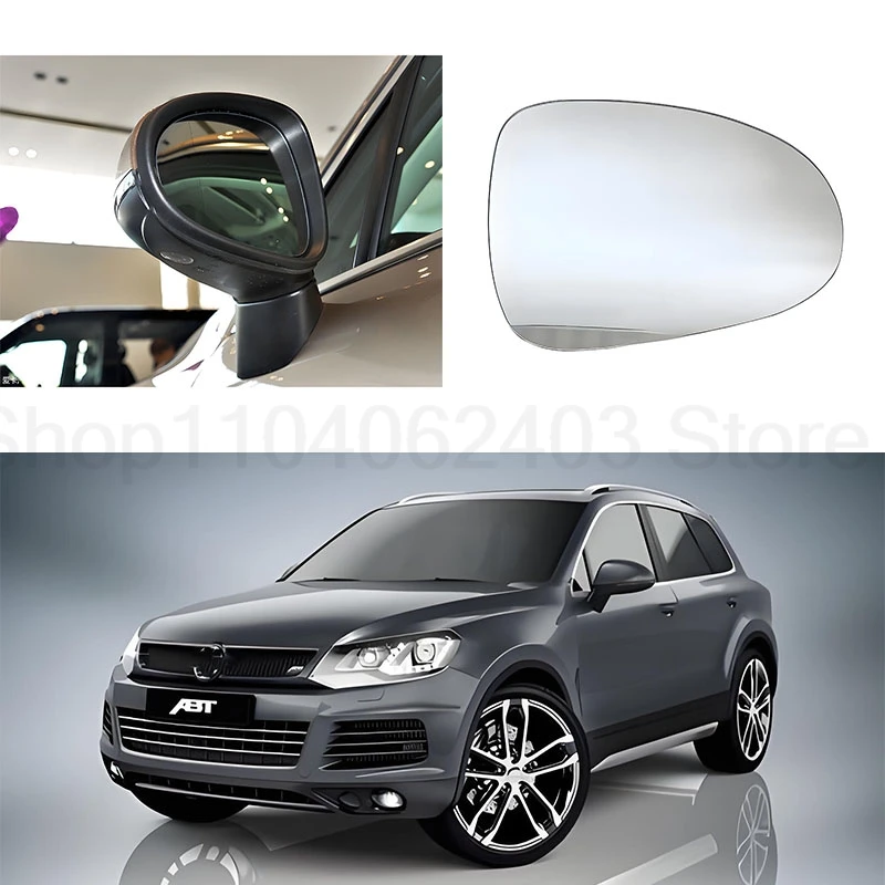 

Side mirror rearview glass heating rearview mirror lens suitable for Volkswagen Touareg 2011 - 2018 models 7P6857522