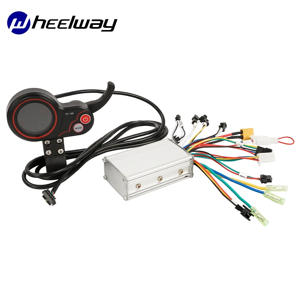 Electric Bicycle and Scooter Sine Wave Controller, Ebike Controller, LCD Display Set, 5 Pin Plug, 36V, 48V, 350W, 500W