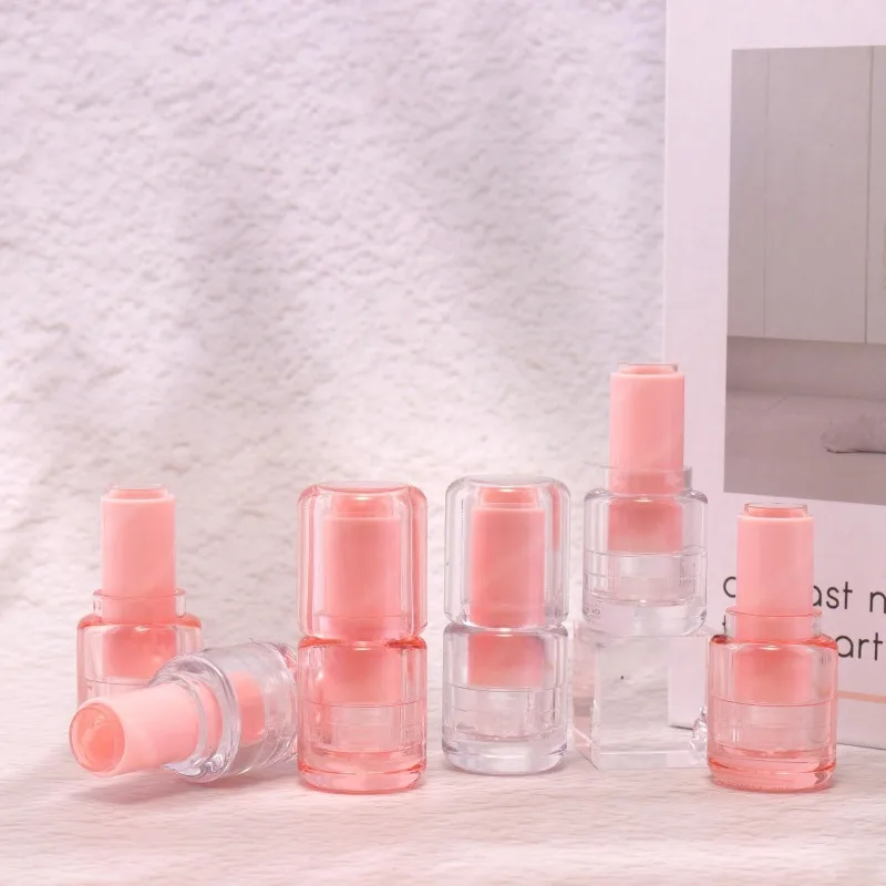 

12,1 мм круглые полупрозрачные пустые тюбики для бальзама для губ, контейнер для хранения помады, бутылка, блеск для губ, дорожная упаковка для макияжа