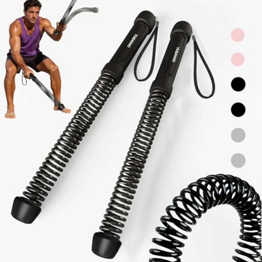 

Ropel Battle Ropes for Home Gym-Portable Cordl Training Rope Fitn Equipment for Men and Women, Weighted Workout Ropes for HIIT,