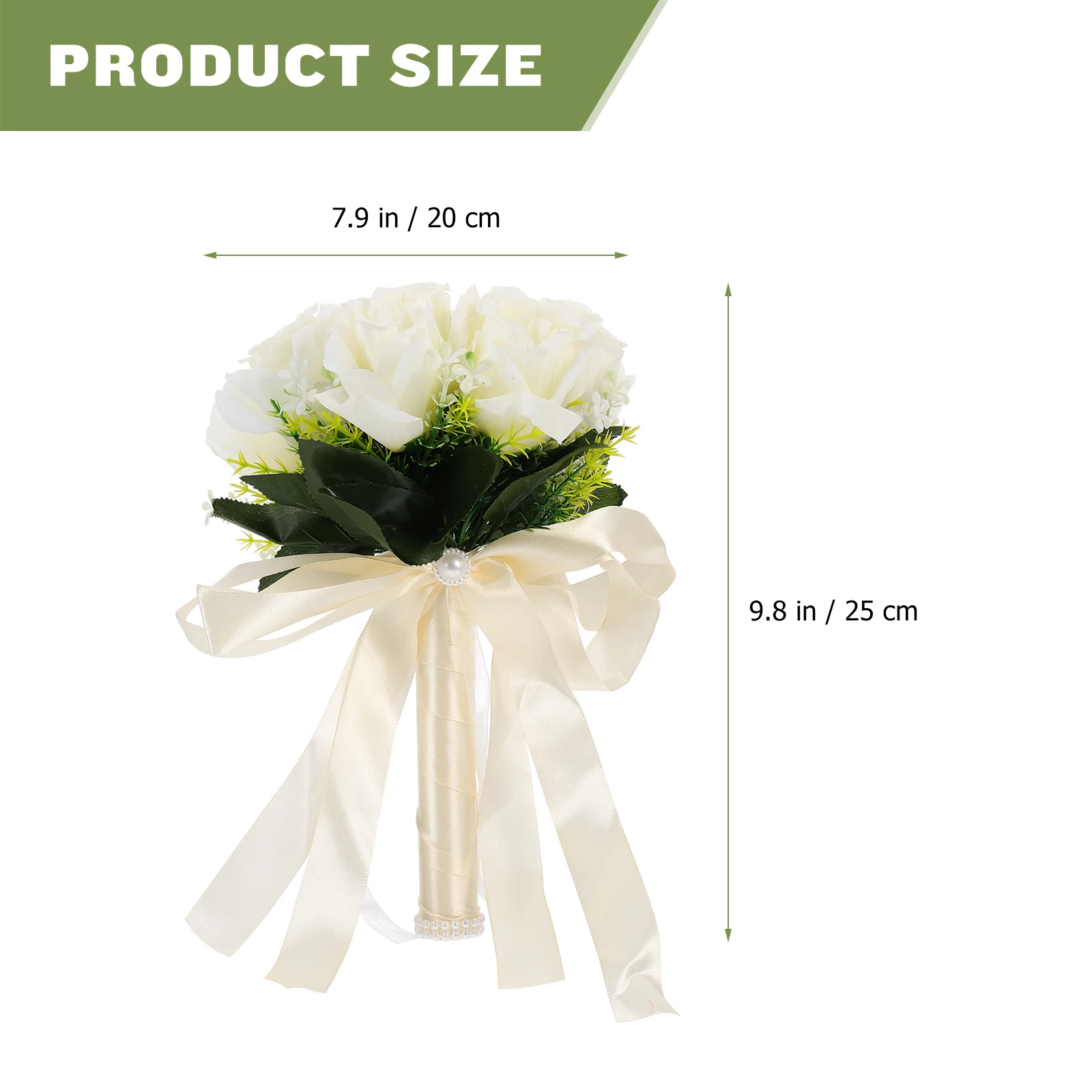 

Wedding Bouquet Flower Flowers Bouquets Simulated Roses Decor Artificial Bridal Holding