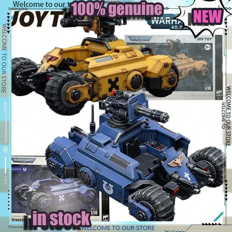 

Оригинальная фигурка JOYTOY X War 40K Imperial Fists Primaris Invader ATV Soul Extreme Warrior, модель внедорожника Invader