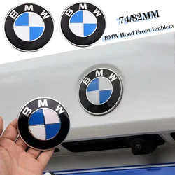 1Pcs 74/82mm Auto Car Styling Emblem Badge Front Rear Trunk Logo Sticker For BMW E46 E39 E38 E90 E60 F10 F30 Z3 Z4 X1 X3 X5 X6