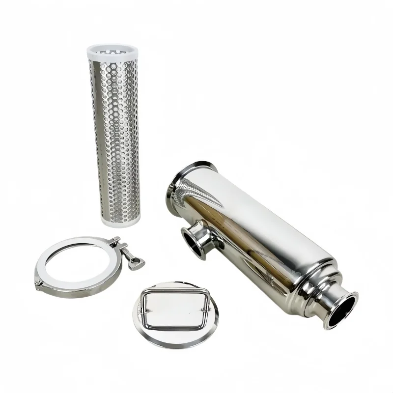 304 Stainless Steel Tri Clamp Pipeline Filter, Angle Filter L Type Strainer For Homebrew Beer Brewing  Distillation