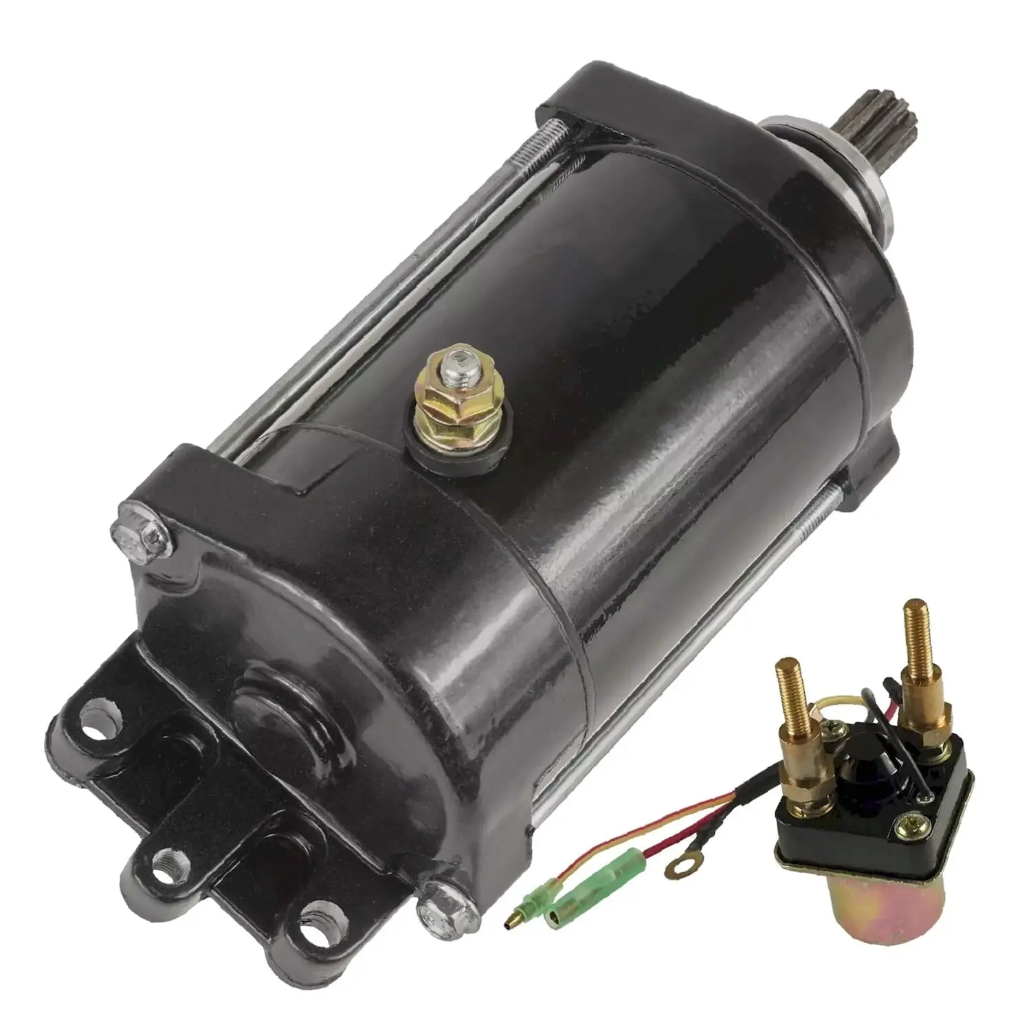 21163-3702 21163-3709 Starter & Relay Compatible with Kawasaki Jet Ski Jl650 Js650 Js750 Js800 650Sx 750Sx 278000987 21163-3712