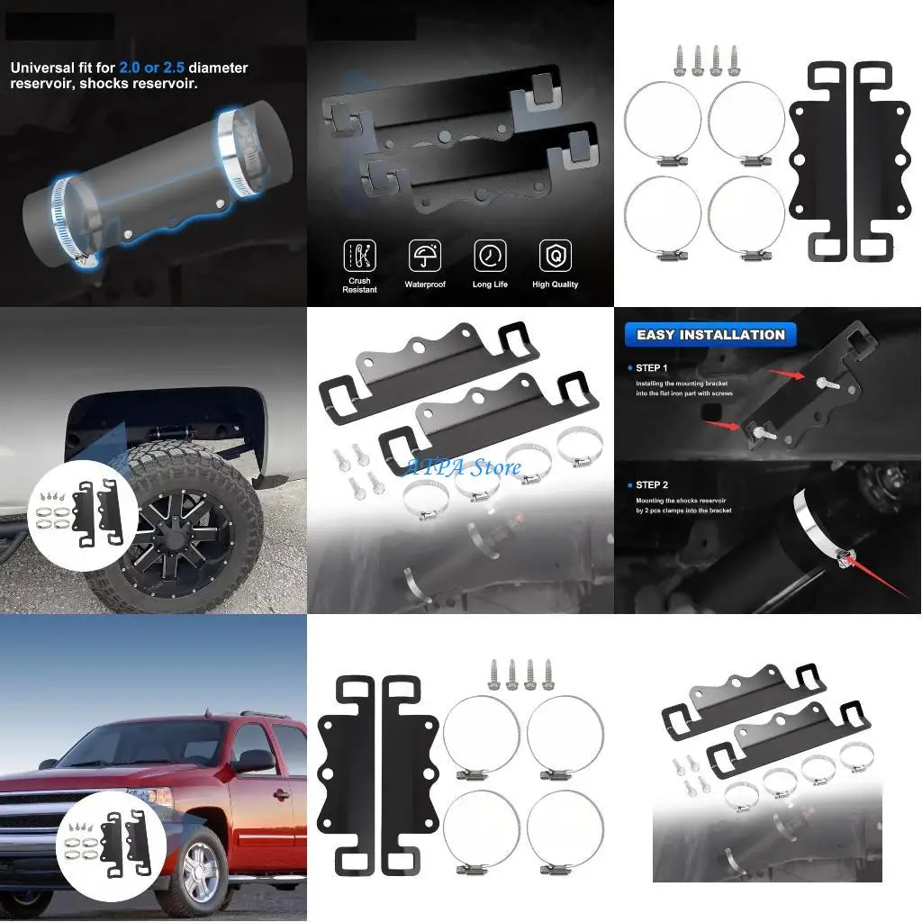 

Комплект крепежа для крепления резервуара U13C для амортизаторов резервуара 2,0 и 2,5. Комплект монтажного кронштейна, замена