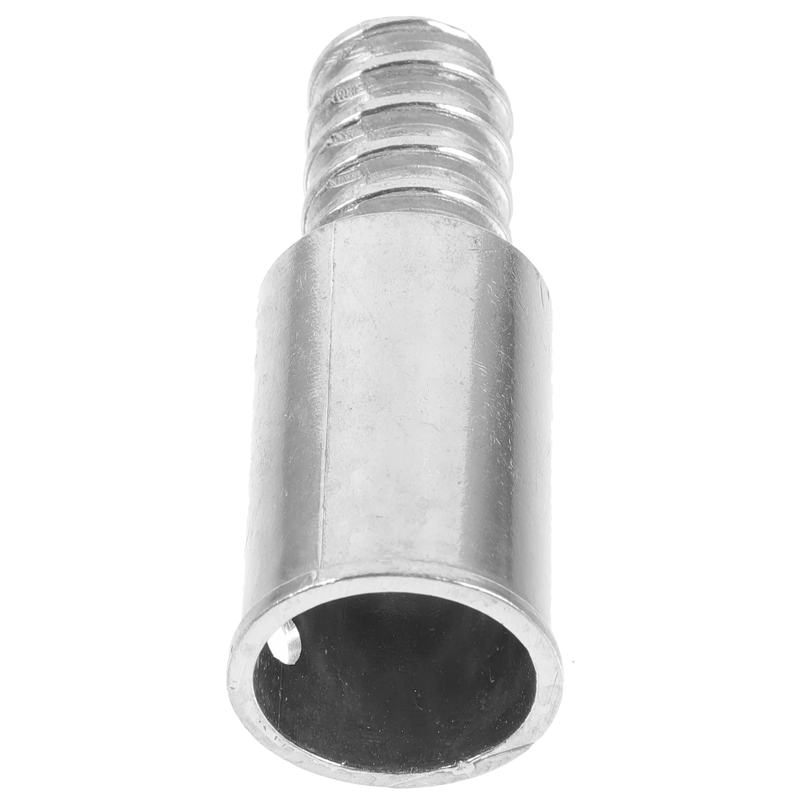 

Bristleless Broom Whisk Threaded Tip Replacement Broomstick Silver Iron Handle End
