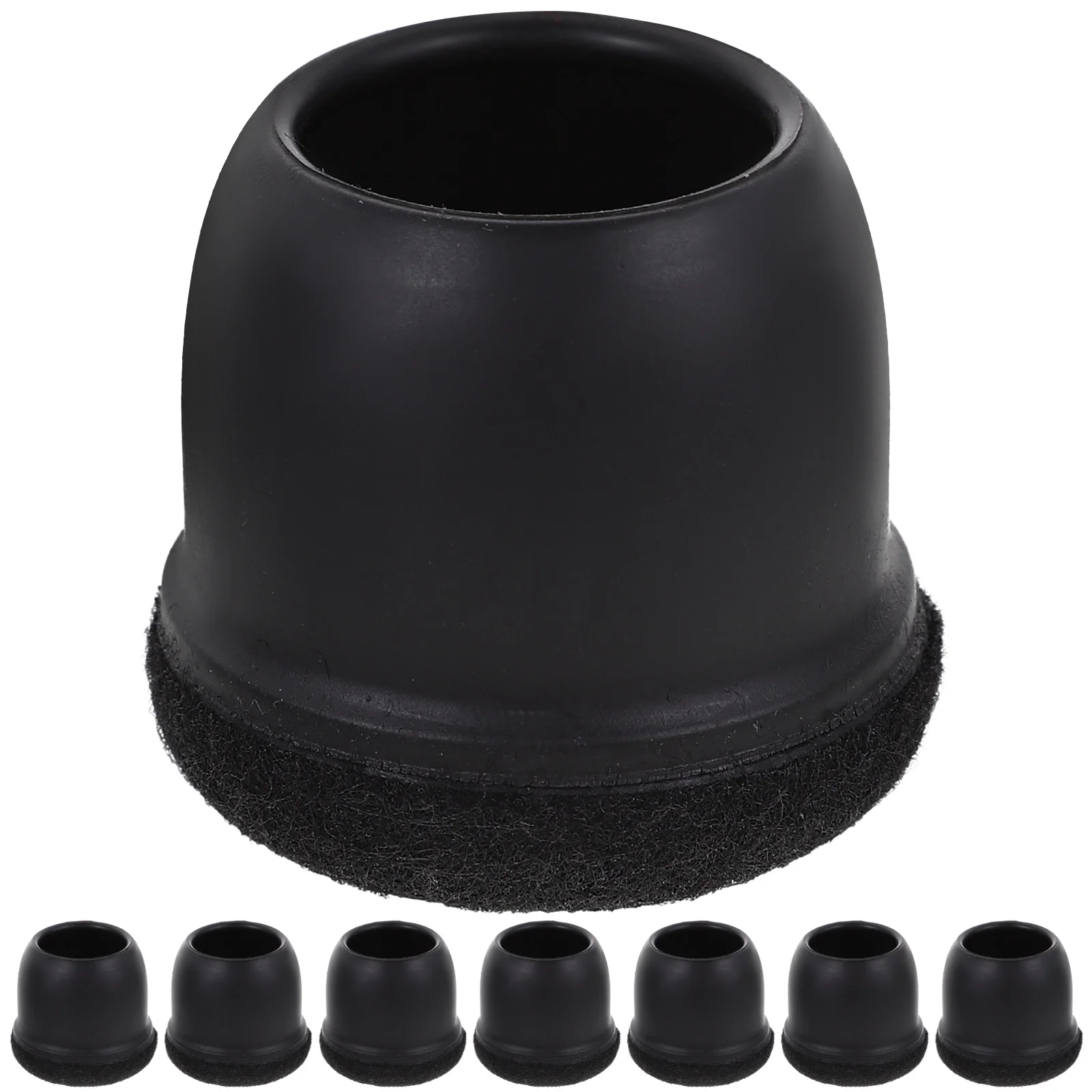 

24Pcs Clear Chair Leg Caps Floor Protectors Reusable Furniture Feet Covers Smooth Glide Anti Scratch for Home Office Use