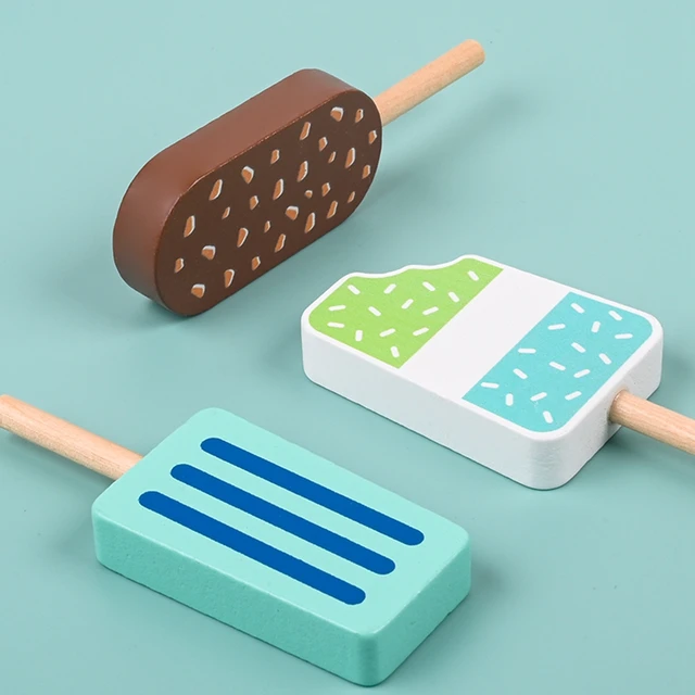 Children Play House Ice Cream Toys For Girls Boys Cutting Fruit Kitchen DIY Pretend Play Educational Toy 2