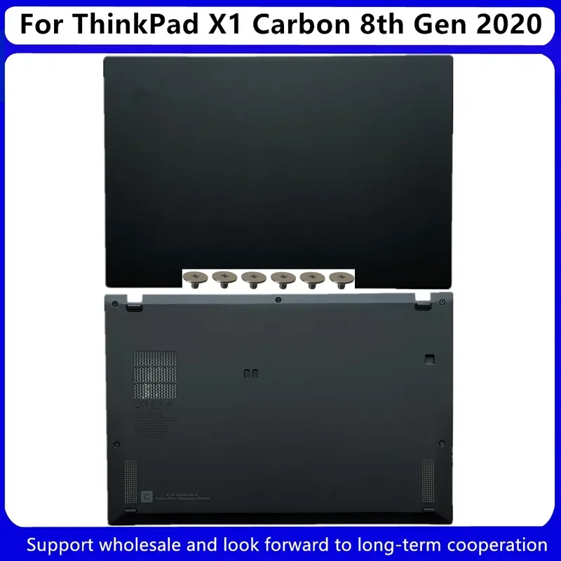 

New For Lenovo ThinkPad X1 Carbon 8th Gen 2020 LCD Back Cover 5M10Z27417 /Bottom Case Cover