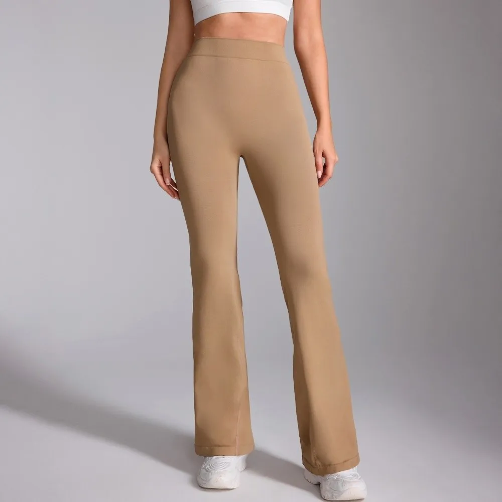 موضة الخامس الخصر اليوغا السراويل الرياضية الورك رفع مطاطا الرياضة اللياقة البدنية طماق تنفس التخسيس اليوغا لفافة ساق غير مخيطة الجري