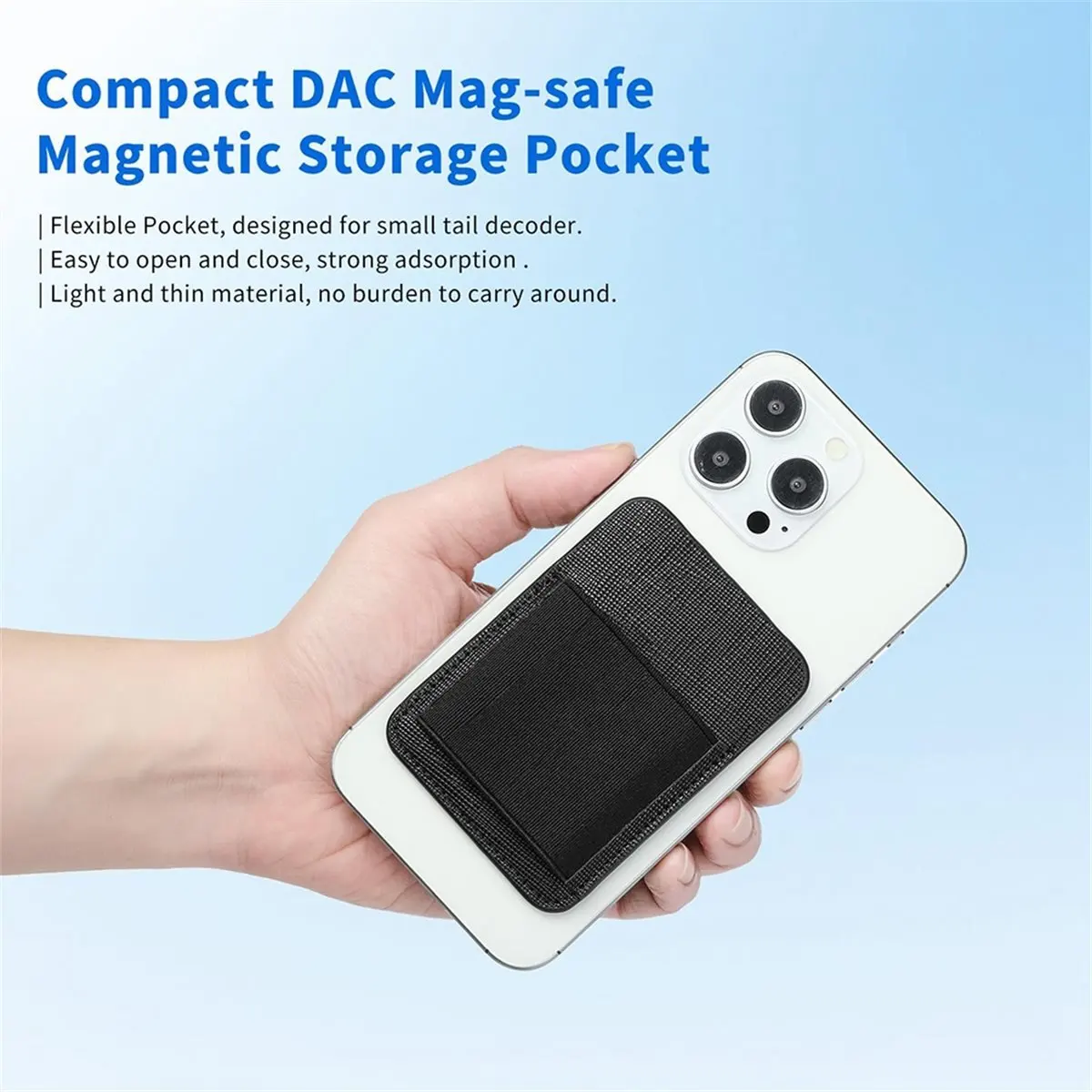L73A NEW For Magnetic Mobile Phone Small Tail Decoder Storage Cover Magnetic Small Tail Decoder Bracket Bag Protective Cover A