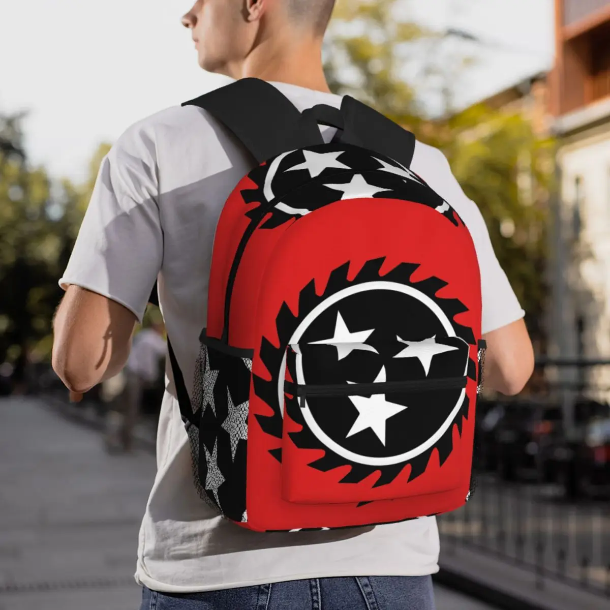 Whitechapel Rock Metal Band Backpack Daypack Large Capacity Boys Girls BookBag School Bag Shoulder Bags for Men Women