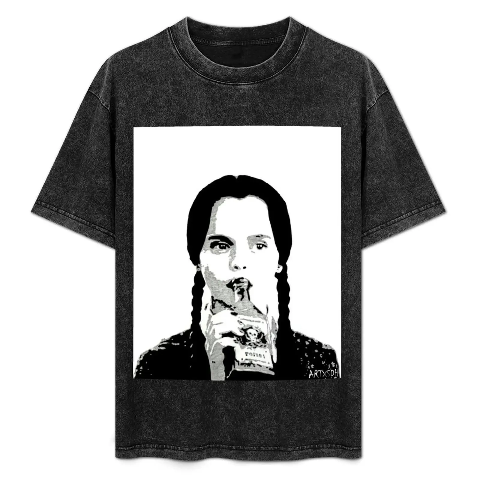 Secret Adams Family Retro Vintage T-Shirt Casual Street Style Short Sleeve Tee