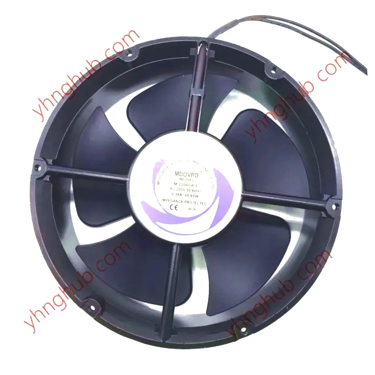 MDOVPD M-22060A-L   0.38A 220X60mm 2-Wire Server Round Fan