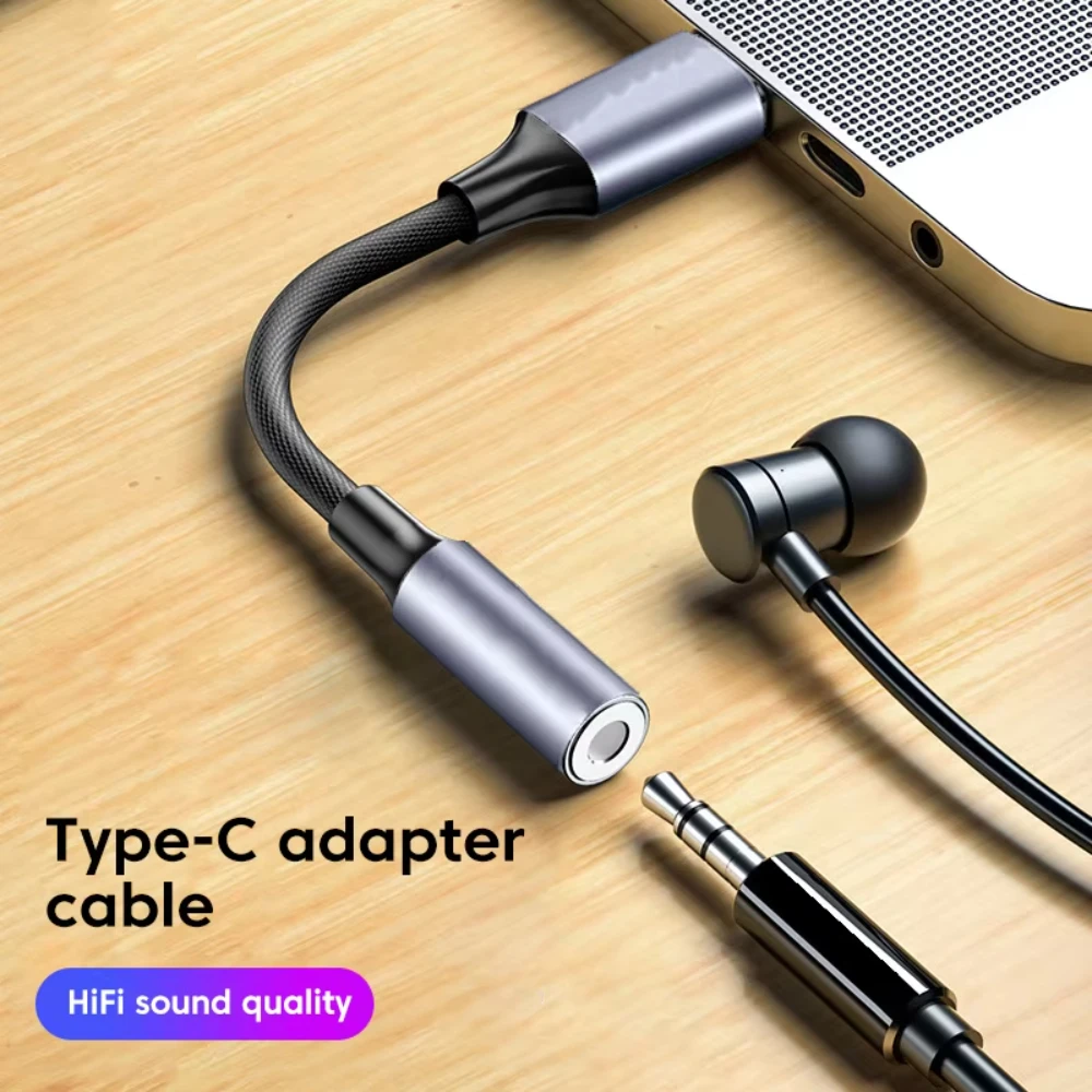 NNBILI USB C To 3.5 mm Jack Adaptador iOS to 3.5 mm jack Audio Earphone Converter For iPhone 15/16 iPad Xiaomi Samsung Adapter ﻿