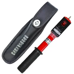 Household Voltage Tester 0.2-10KV Telescopic Electrical High and Low Voltage Detector Pen, Sound & LED Flashlight Buzzer Alarm