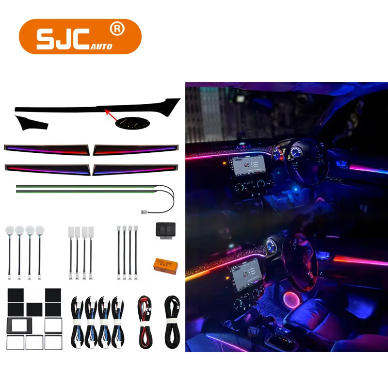 

SJC для Toyota Hilux Revo 2015-2024 гг., система внутреннего освещения и внутреннего освещения звездного неба для улучшения атмосферы