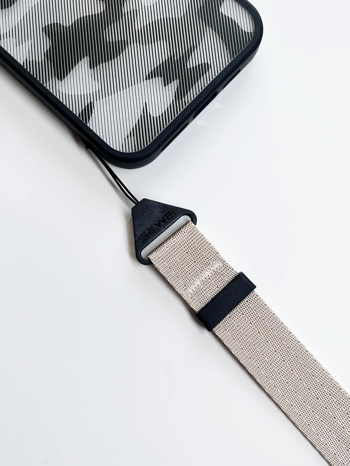 Cinturino da polso con cinturino da polso IBMRS per telefono e fotocamera, cordino antigoccia di sicurezza nero, corda corta a mani libere