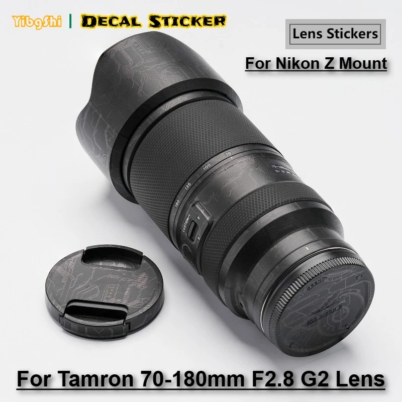 

Для Tamron 70-180 мм F2.8 G2 для Nikon Z Mount Lens Sticker 70180 Обёрточная крышка для Tamron 70-180 F2.8 G2 Защитная оболочка объектива