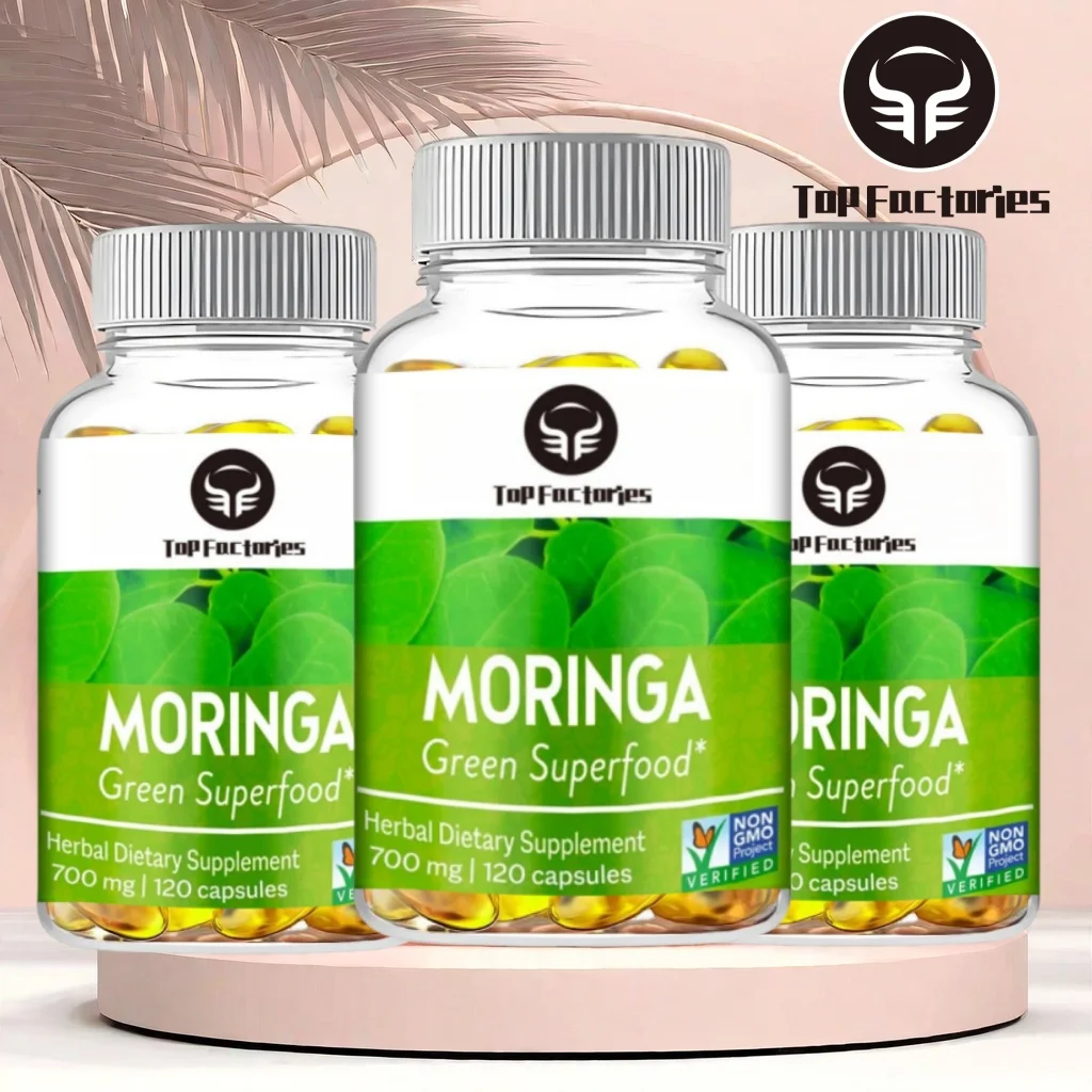 Top Factories Organic Moringa Capsules - Relieve Joint Pain and Promote Energy Production