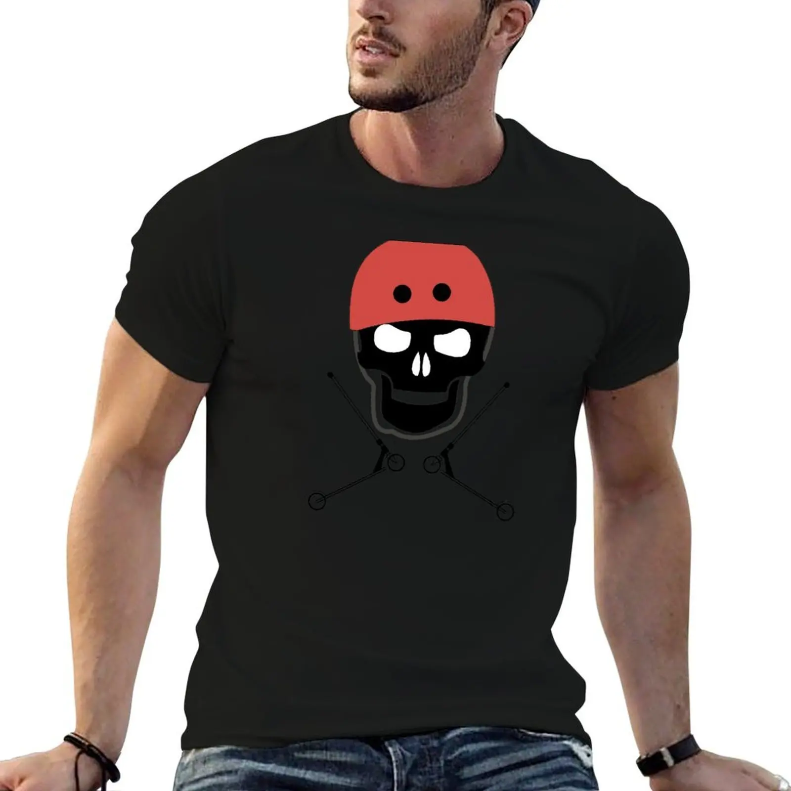 Camiseta camiseta hombre Scooter hombre camisetas divertidas de lujo Calavera para hombre y camiseta freestyle Scoot