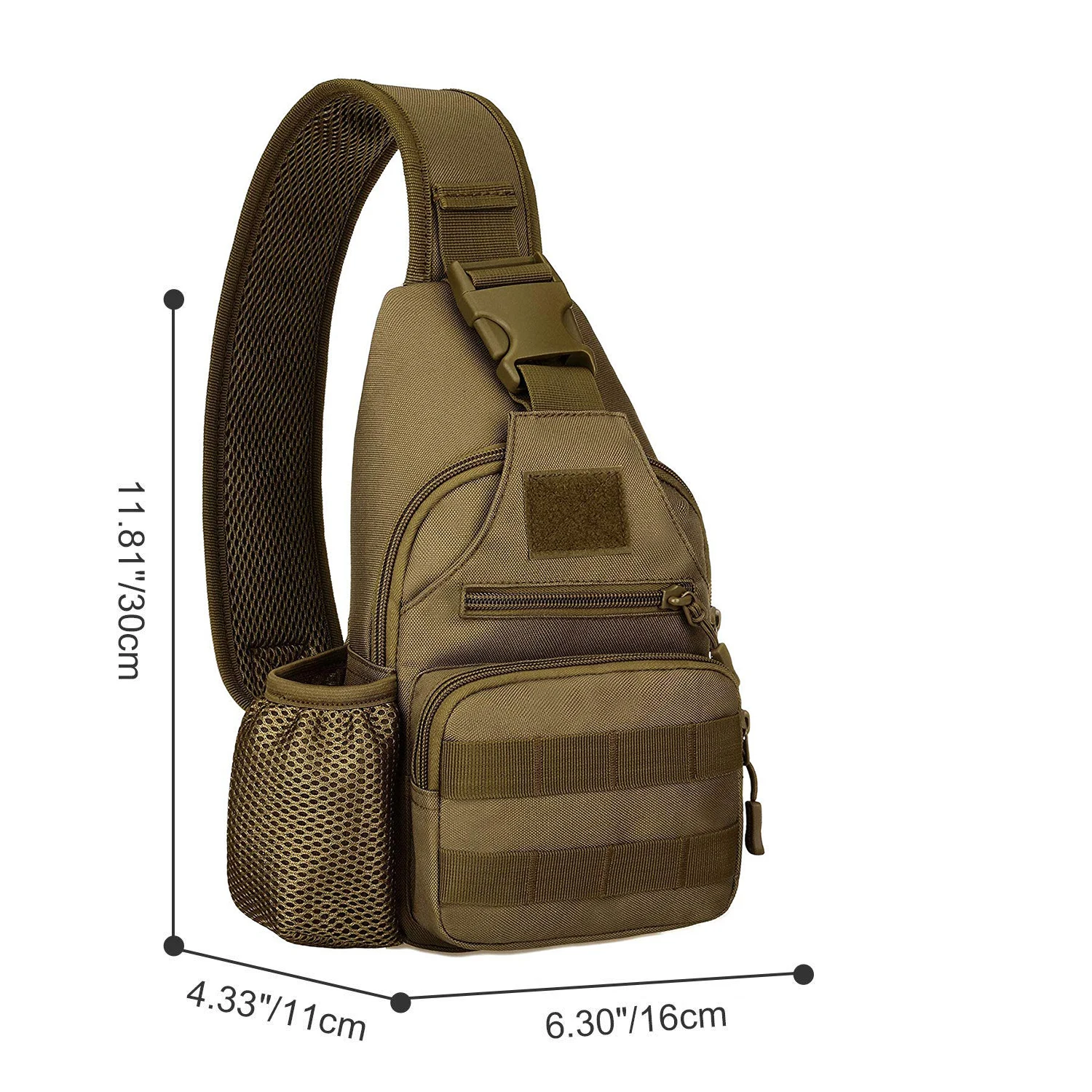 Kettle chest bag Outdoor sports cycling shoulder bag Hiking chest bag Multi-functional outdoor leisure bag crossbody bag