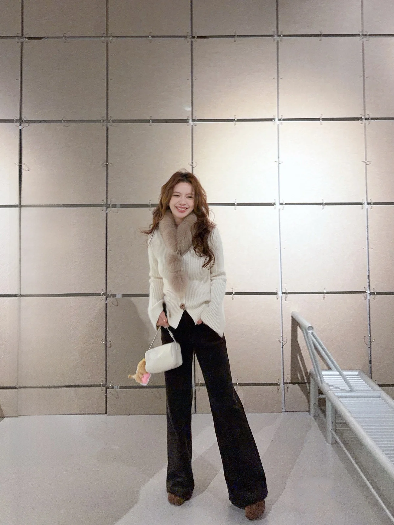 

Thiened Cotton Corduroy Casual Pants Women's Winter Wide Leg Flared Long Trousers Comfortable Straight Cut Everyday