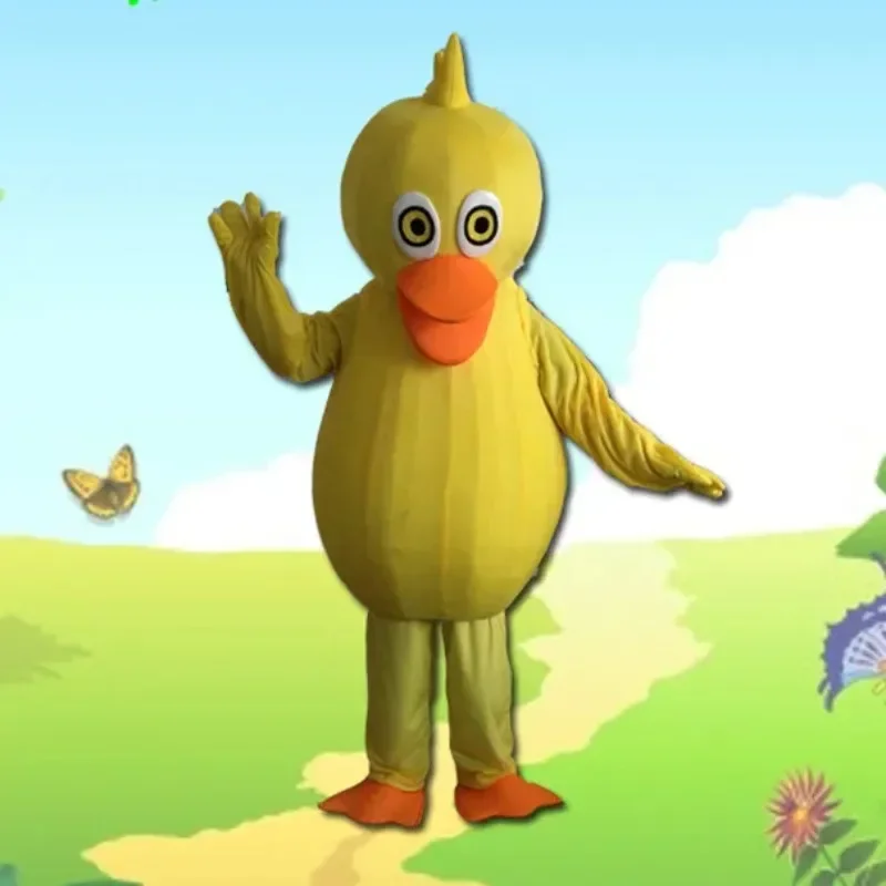 Yellow Duck Mascot Costume Cartoon Duck Cosplay Outfits Adult Size Mascotte Party Suits