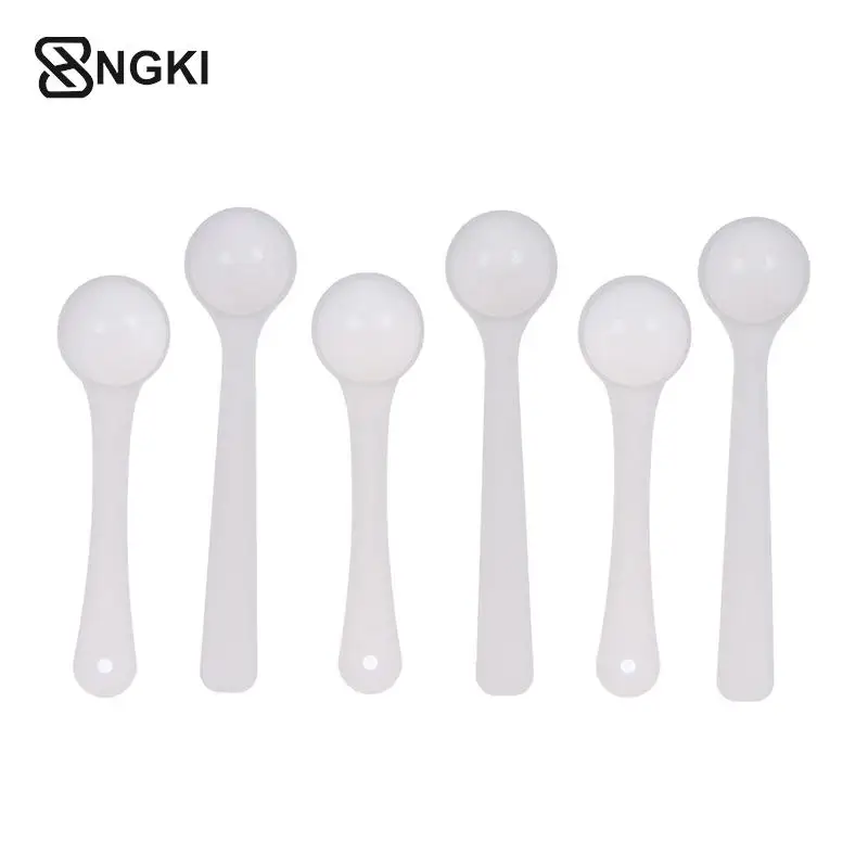 20PCS   Plastic 1 Gram Measuring Spoon Coffee Powder Spice Food Milk Washing Powder Measure Scoop Kitchen Baking Tools