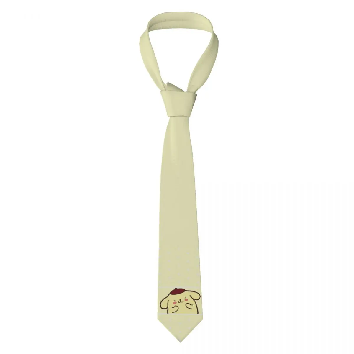 

Милый галстук с помпонами и узором Purin для мужчин и женщин, полиэстер, 8- см, галстуки для мужчин, шелковые узкие аксессуары, Gravatas Office